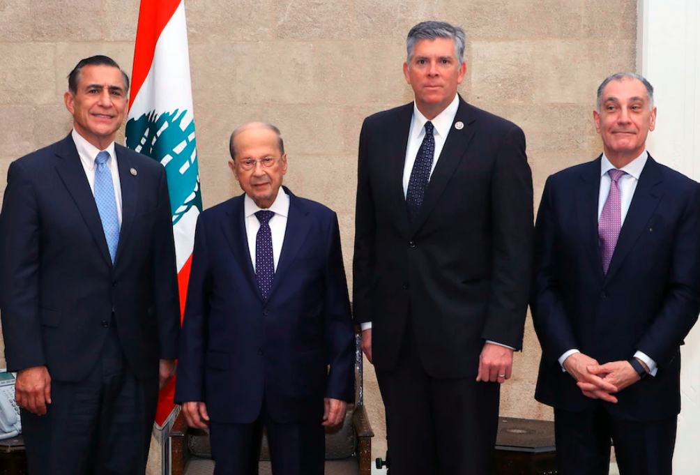 US congressmen in Lebanon over crippling economic crisis